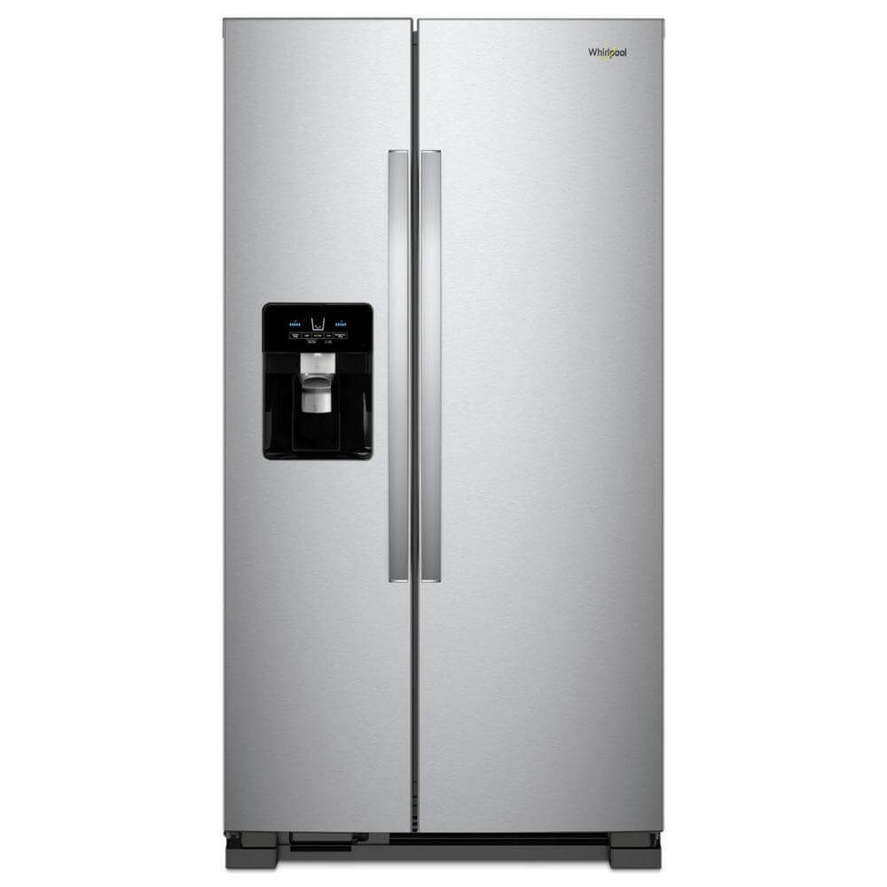 Whirlpool 36 in. Wide Side-By-Side Refrigerator - 25 cu. ft.Stainless Steel