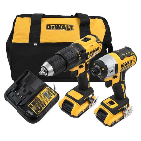DeWalt Kit de Taladro Percutor + Destornillador de Impacto