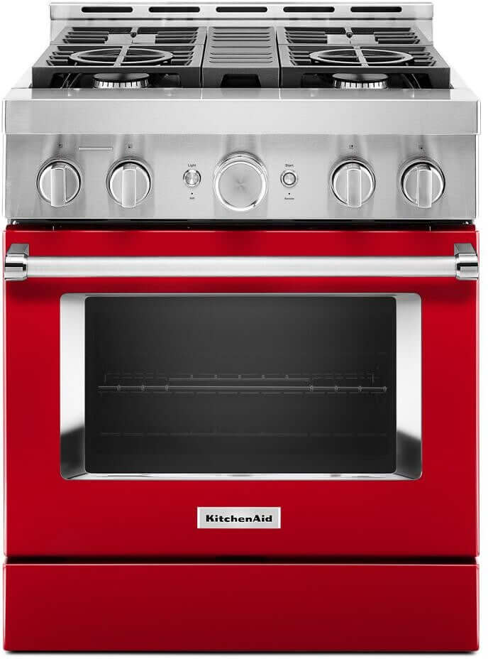 KitchenAid Estufa de Gas con 4 Quemadores Sellados