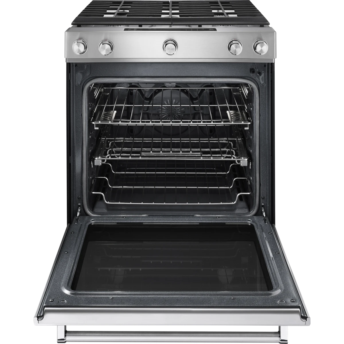 KSGB900ESS 30-Inch 5 Burner Gas Convection Slide-In Range with Baking Drawer