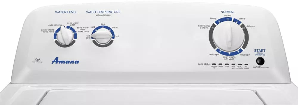 Amana Washer de Carga Superior de 3.5 Pies Cúbico