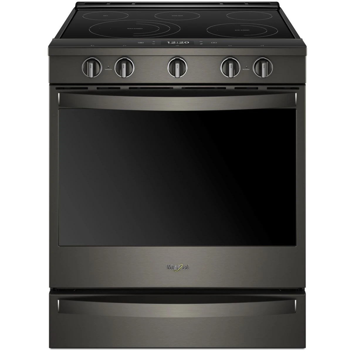 Estufa Eléctrica Inteligente Whirlpool WEE750H0HV de 30 Pulgadas con Freidora de Aire