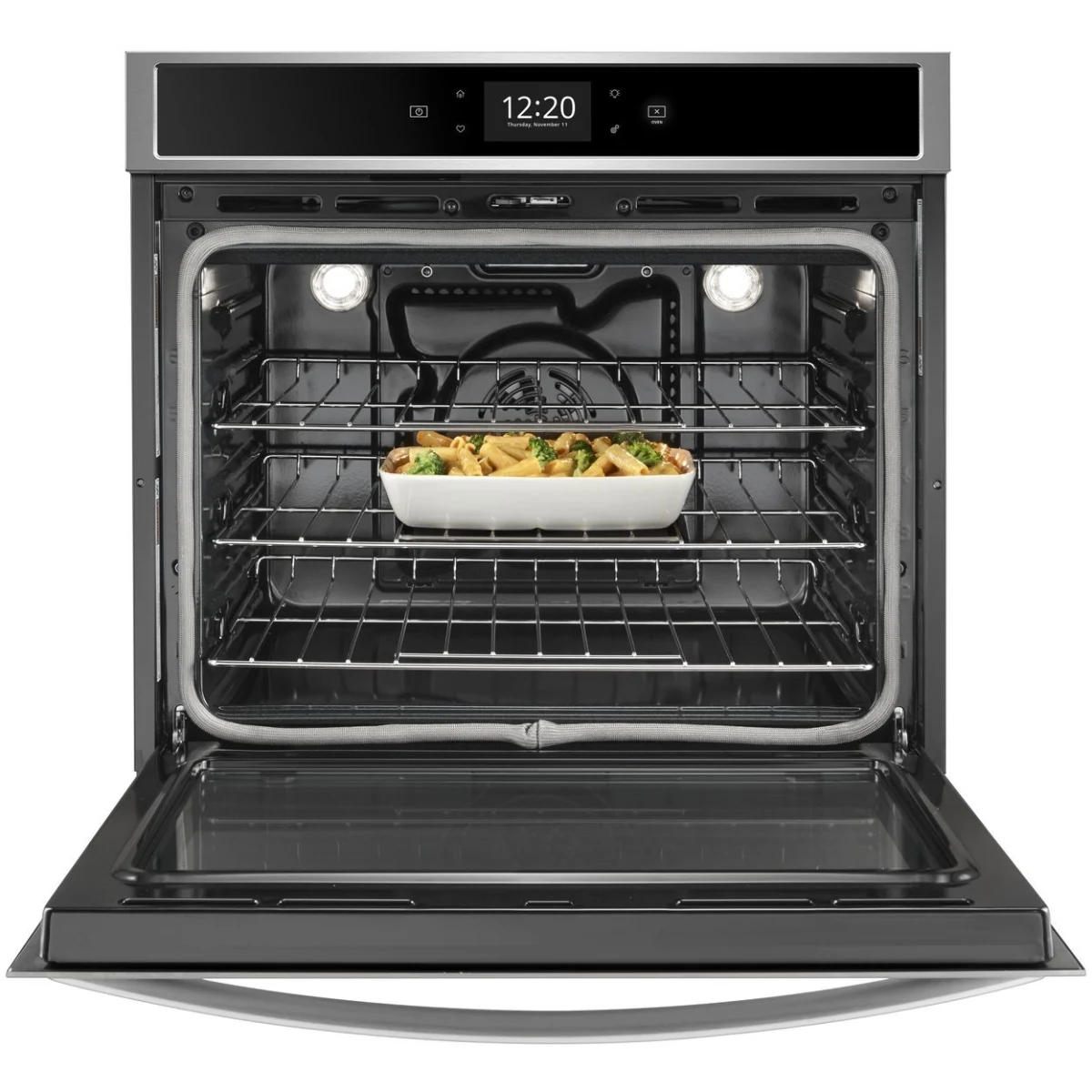Horno de Pared Inteligente Individual Whirlpool WOS72EC7HS de 27 Pulgadas