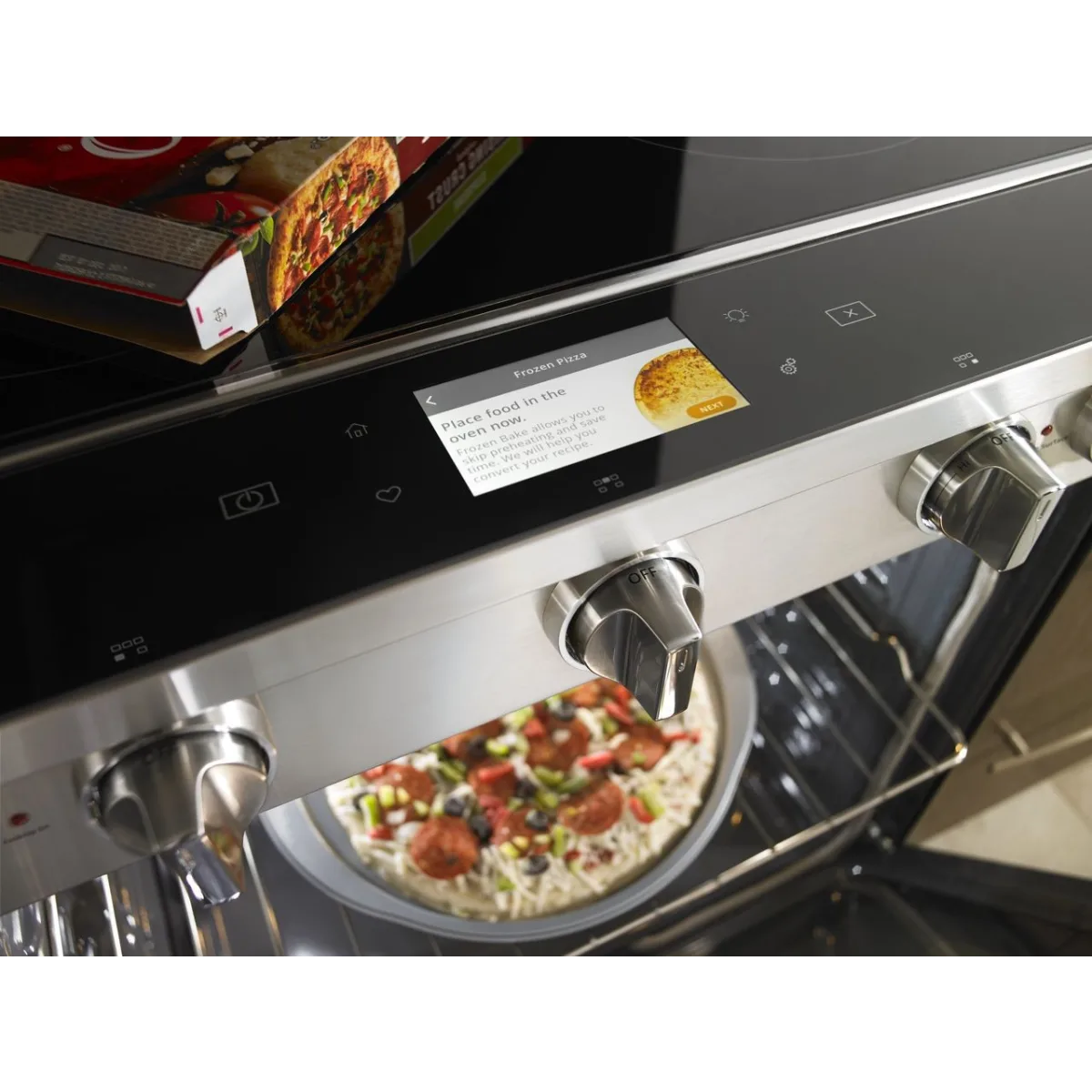 Estufa Eléctrica Inteligente Whirlpool WEE750H0HV de 30 Pulgadas con Freidora de Aire