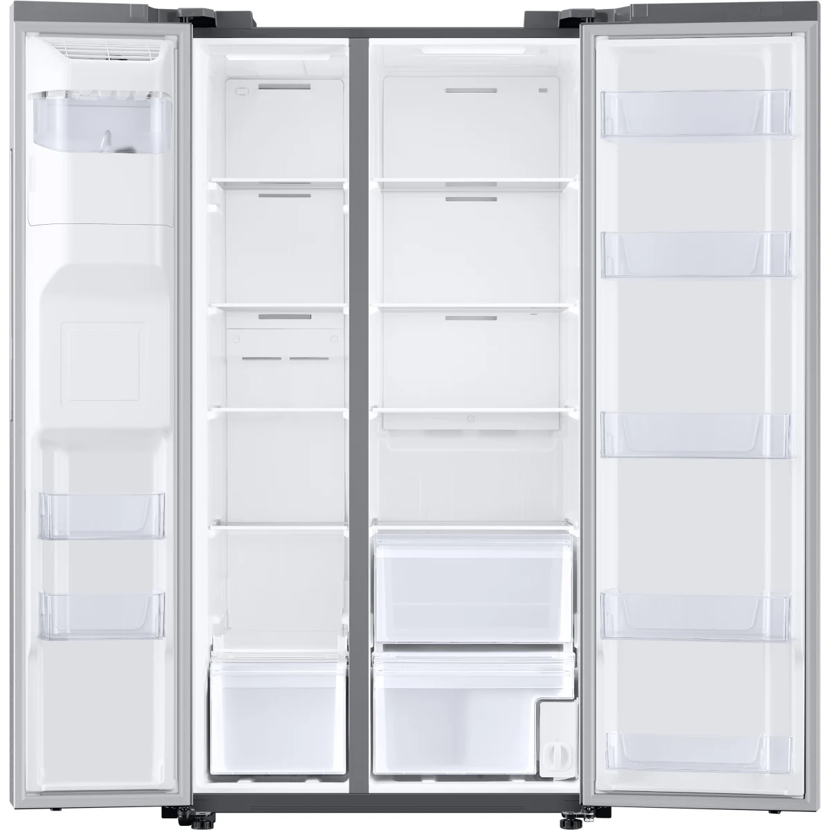 Nevera Samsung Side by Side 22 Pies Cúbicos Acero Inoxidable con Dispensador de Agua y Hielo | RS22T5201SR/AA
