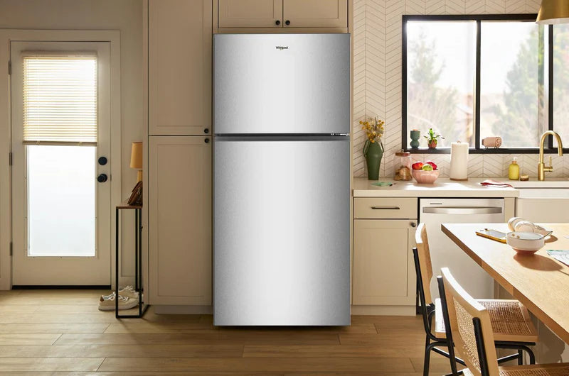 Refrigerador Whirlpool WRTX5419SZ de 19.3 Pies Cúbicos con Congelador Superior