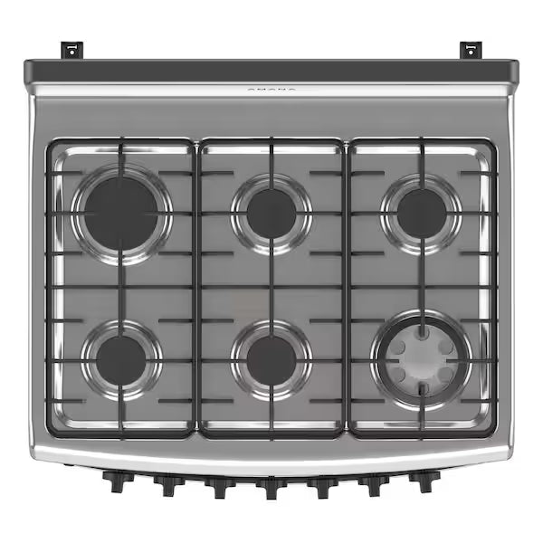 Amana Estufa de Gas Libre de 30" con 6 Quemadores