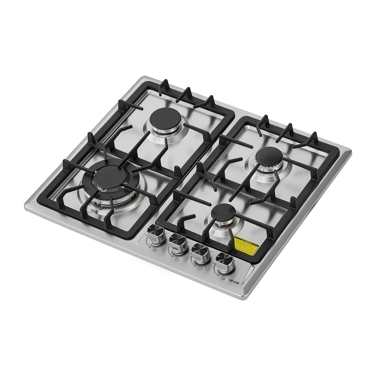 Estufa de Gas Empotrable VEVOR MGBS-604B5 de 24" con 4 Quemadores