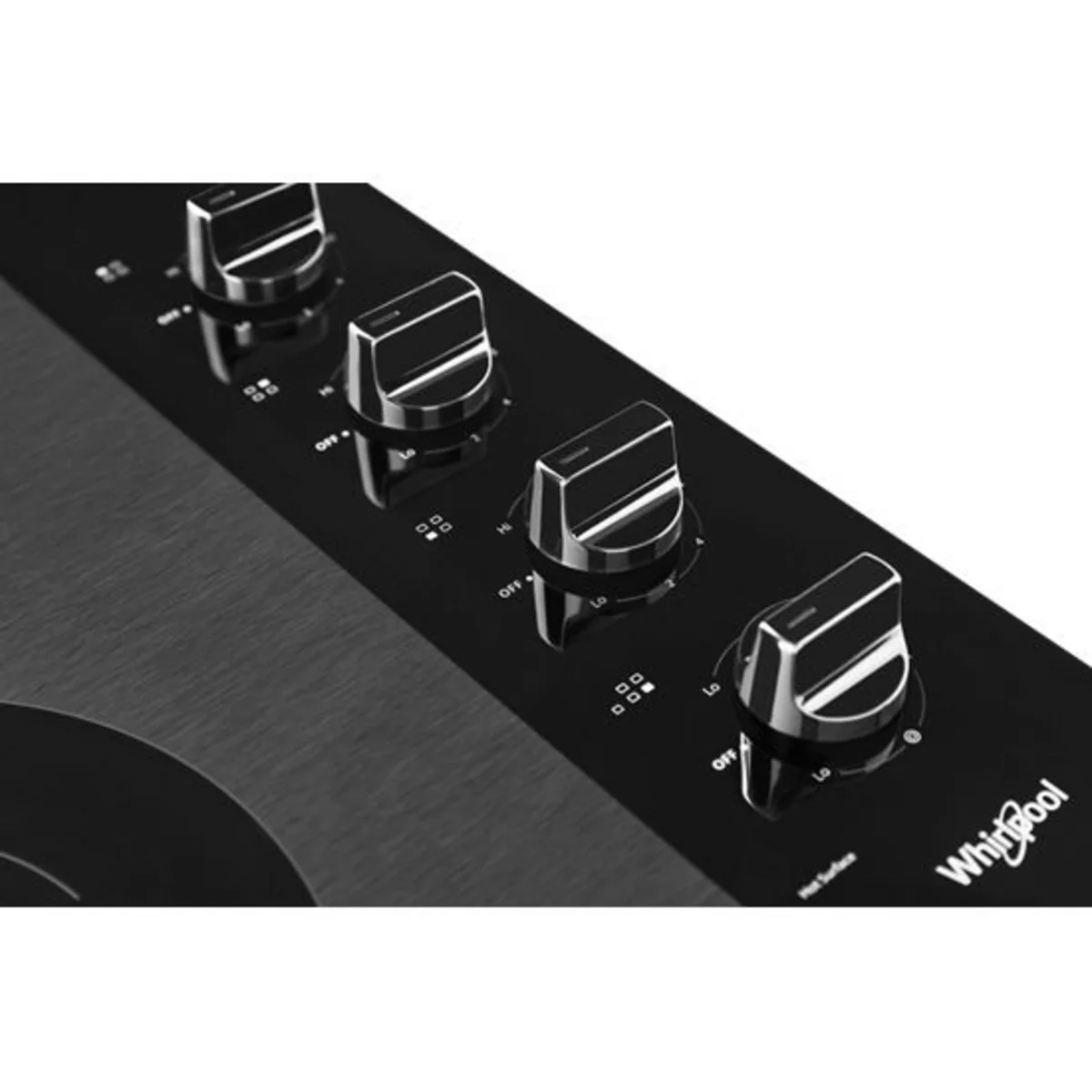 Estufa de Vitrocerámica Empacada Whirlpool WCE55US0HB de 30", 4 Quemadores