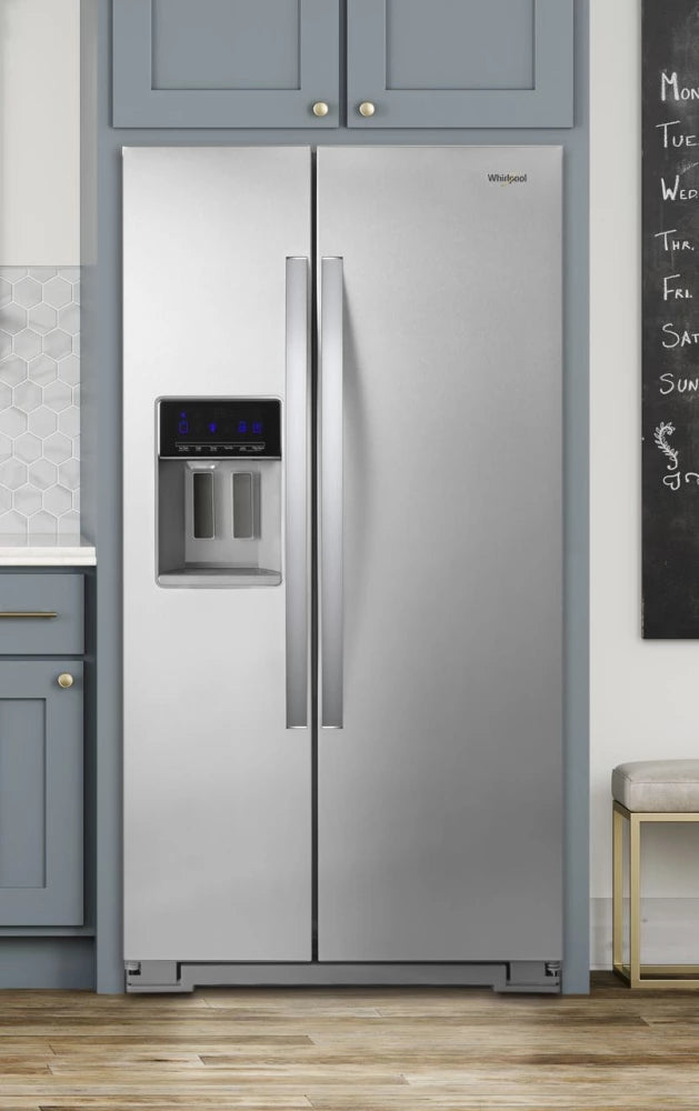 Whirlpool Nevera de Profundidad Reducida en Configuración Side-by-Side