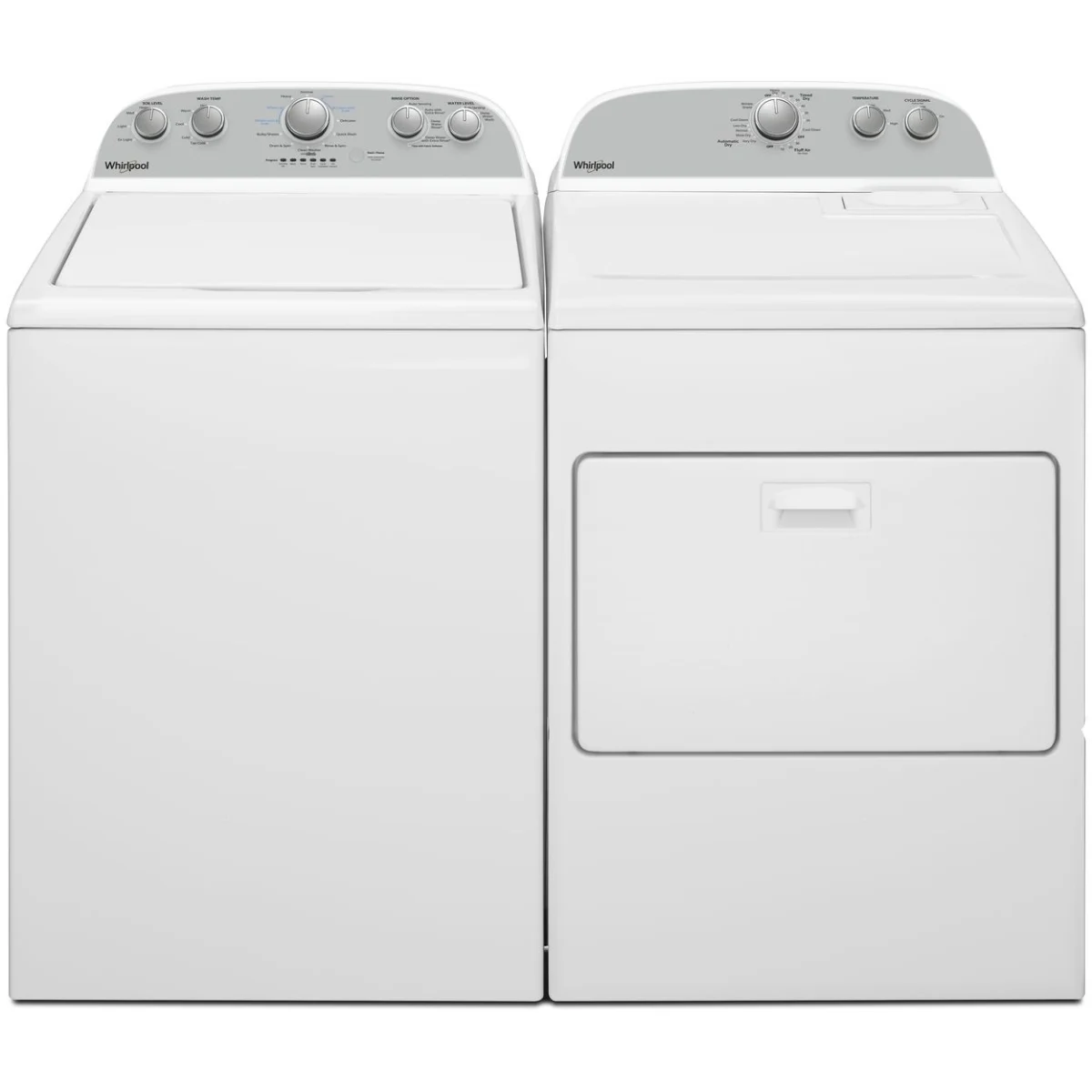 Whirlpool Lavadora de Carga Superior de 27 Pulgadas y 3.8 Cu. Ft. (WTW4955HW)