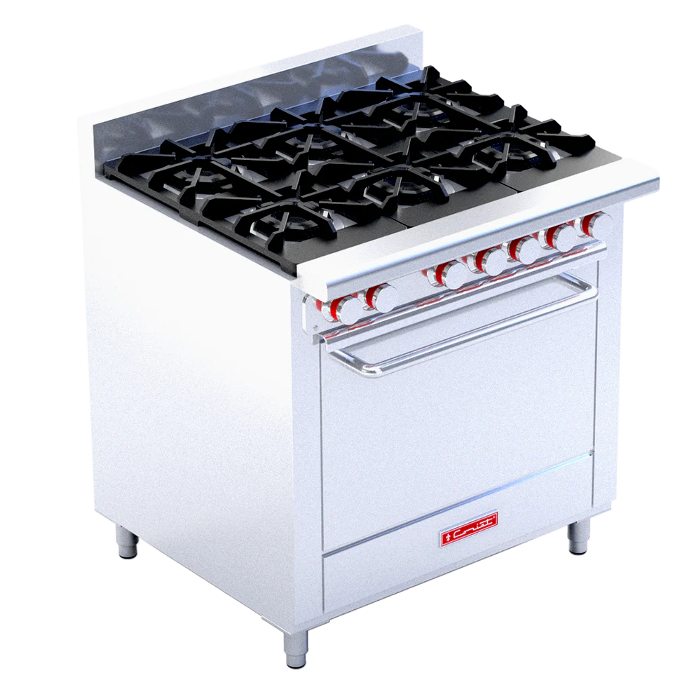 Coriat Estufa y Horno de 6 Hornillas