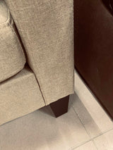 SECCIONAL KAROO LIGHT BROWN CON COJINES INTERCAMBIABLES