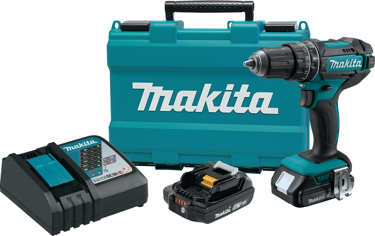 Makita 18V LXT Compact 1/2" Hammer Driver-Drill Kit