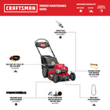 CRAFTSMAN M320 21-in Gas Self-Propelled Lawn Mower