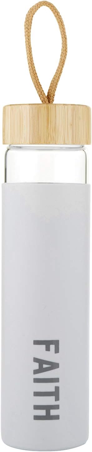 Creative Brands Faithworks Glass Water Bottle