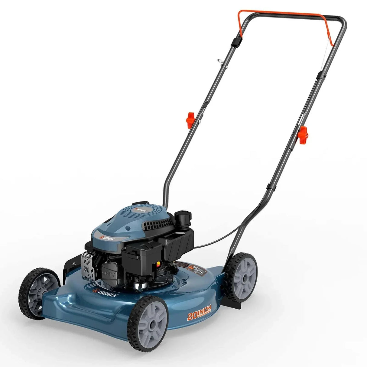 Cortacésped a Gas de Empuje SENIX LSPG-L4 de 20 Pulgadas con Descarga Lateral