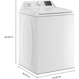 WTW4107SW LAVADORA 4.3 PIES CUBICOS