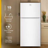 Nevera Whirlpool 19.3 Cu. Ft. Congelador Superior Blanco WRTX3019SW