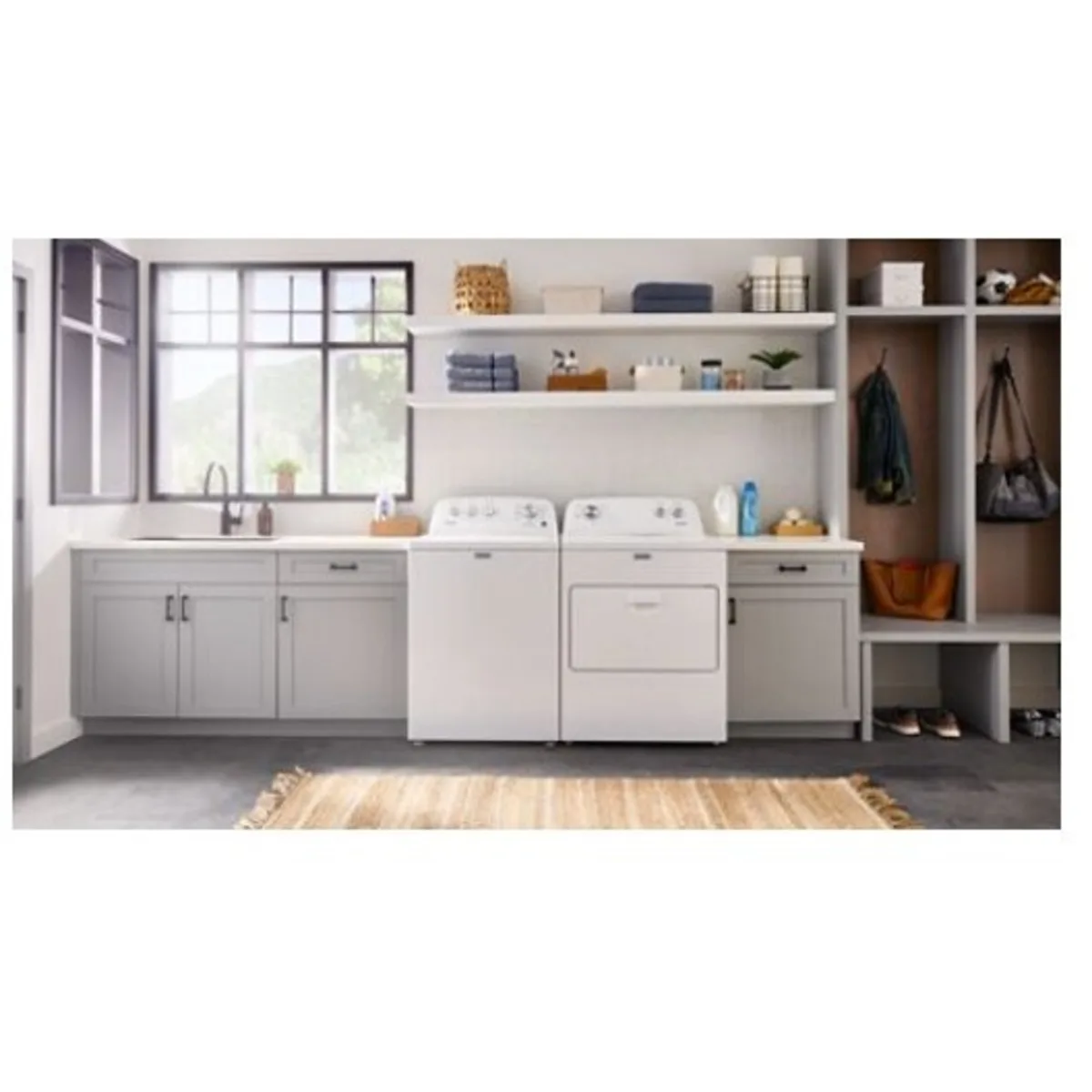Secadora Eléctrica Maytag de Carga Frontal 7.0 Cu. Ft. (MED4005SW) - Blanco