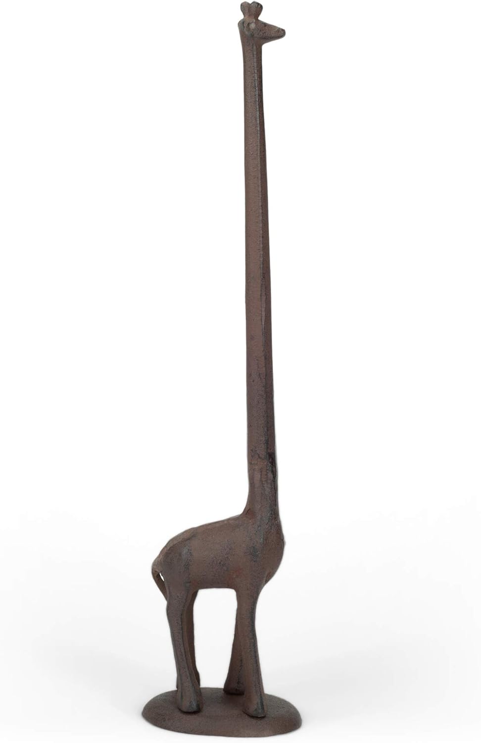 47th & Main Cast Iron Paper Towel Holder, 17-Inches Tall, Giraffe