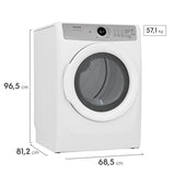 Secadora de Gas Frigidaire 8.0 p.c. Carga Frontal Blanca - FDGX22E4EW