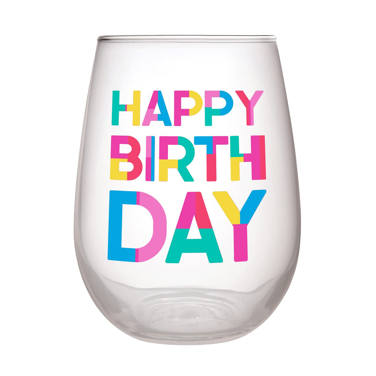 Creative Brands Stemless Wine Glass