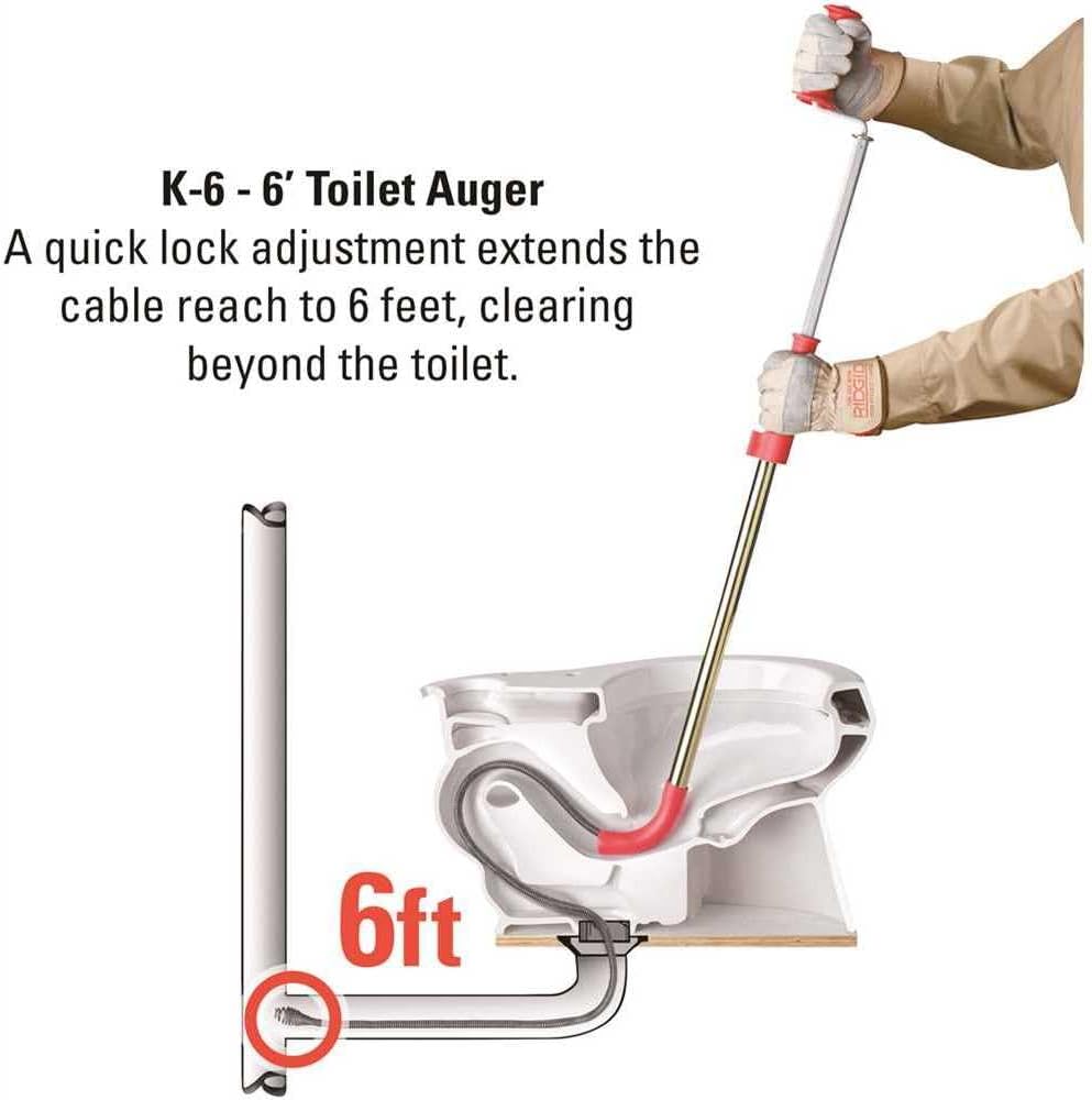 Ridgid Hybrid Toilet Snake Auger