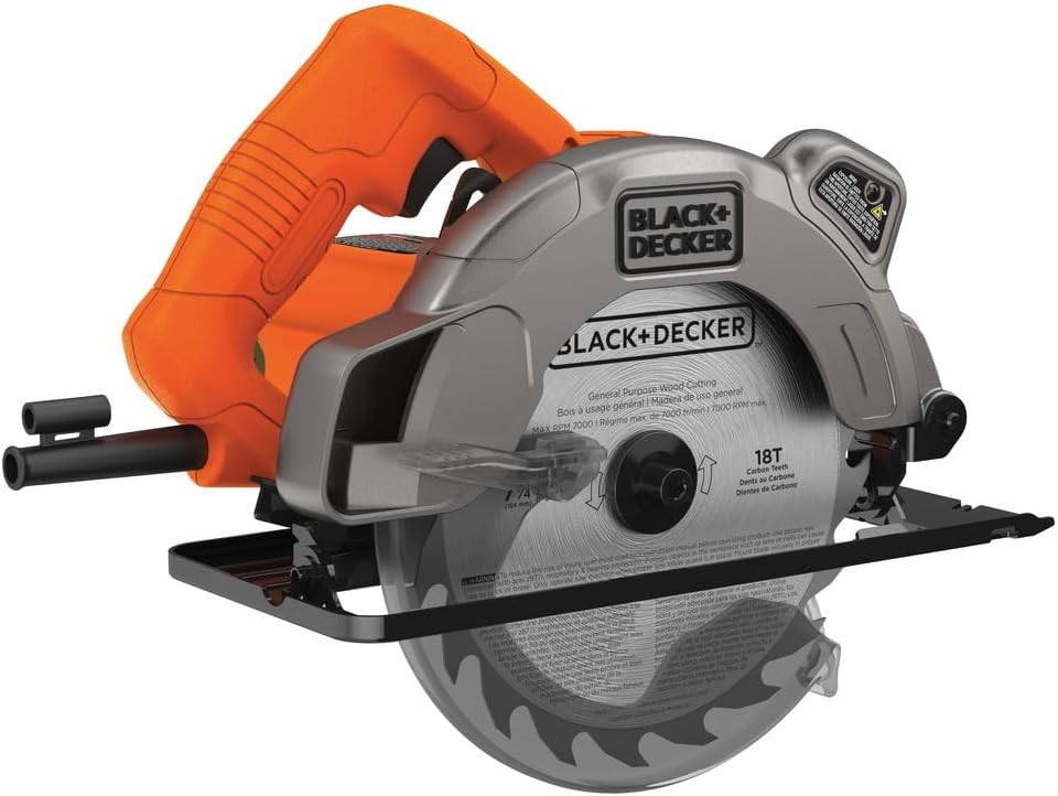 Black+Decker 7-1/4-Inch Circular Saw with Laser