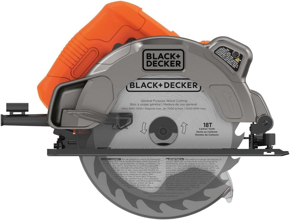 Black+Decker 7-1/4-Inch Circular Saw with Laser