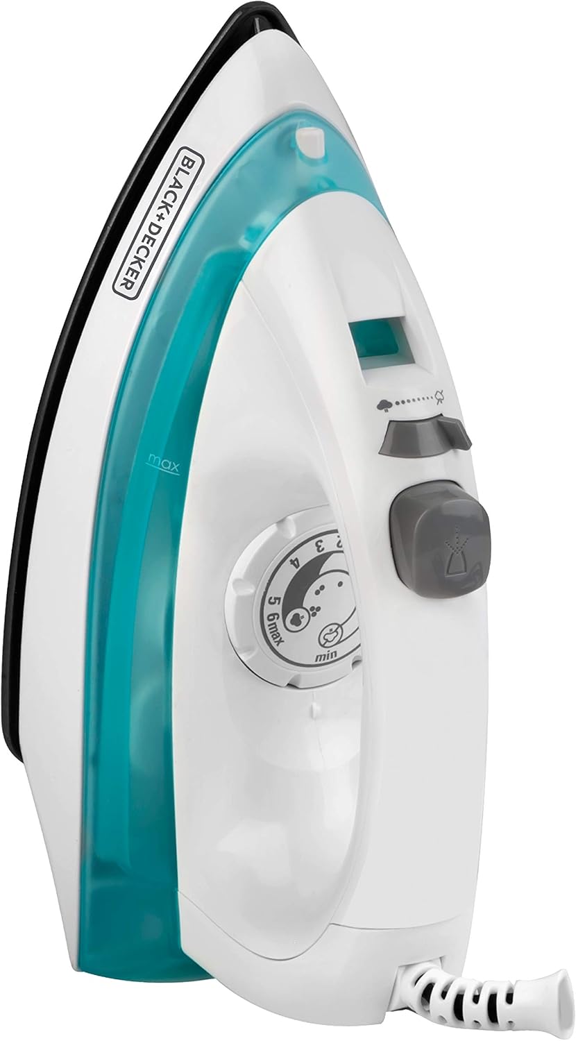 Black+Decker Steam Iron with Non-Stick Soleplate