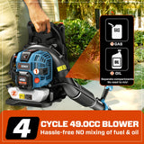 Soplador de Hojas de Mochila a Gas SENIX 4QL®&nbsp; de 49cc
