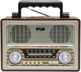 Radio Altavoz Bluetooth Portátil Multifunción Retro Vintage SC-1198BT