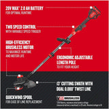 CRAFTSMAN 20V Brushless Cordless String Trimmer