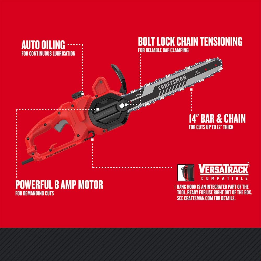 CRAFTSMAN 14" Corded Electric Chainsaw