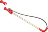 Ridgid K-3 Toilet Auger with Unclogging 3-Foot Snake and Bulb Head