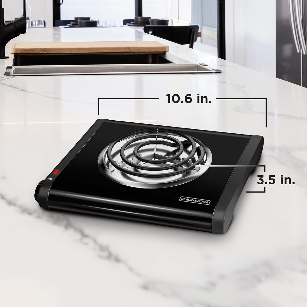 BLACK+DECKER Single-Burner Portable Buffet Range