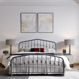 Cama de Metal Washington (Silver / Plateada) – Full & Queen