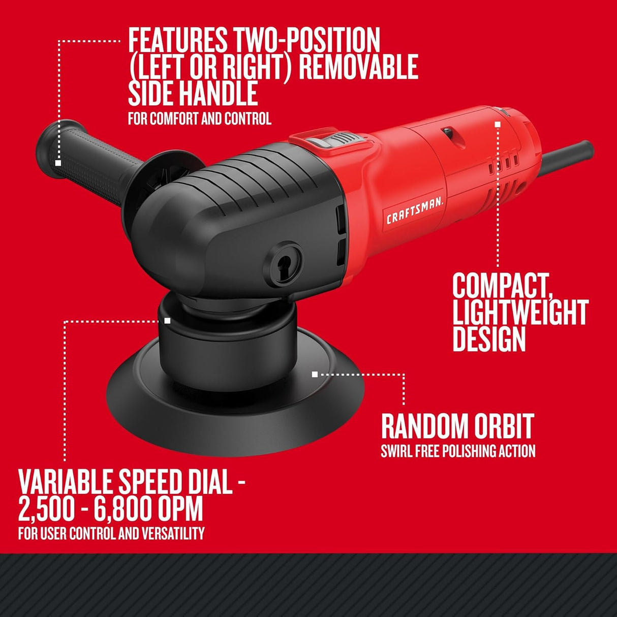 CRAFTSMAN 6-Inch Random Orbit Polisher