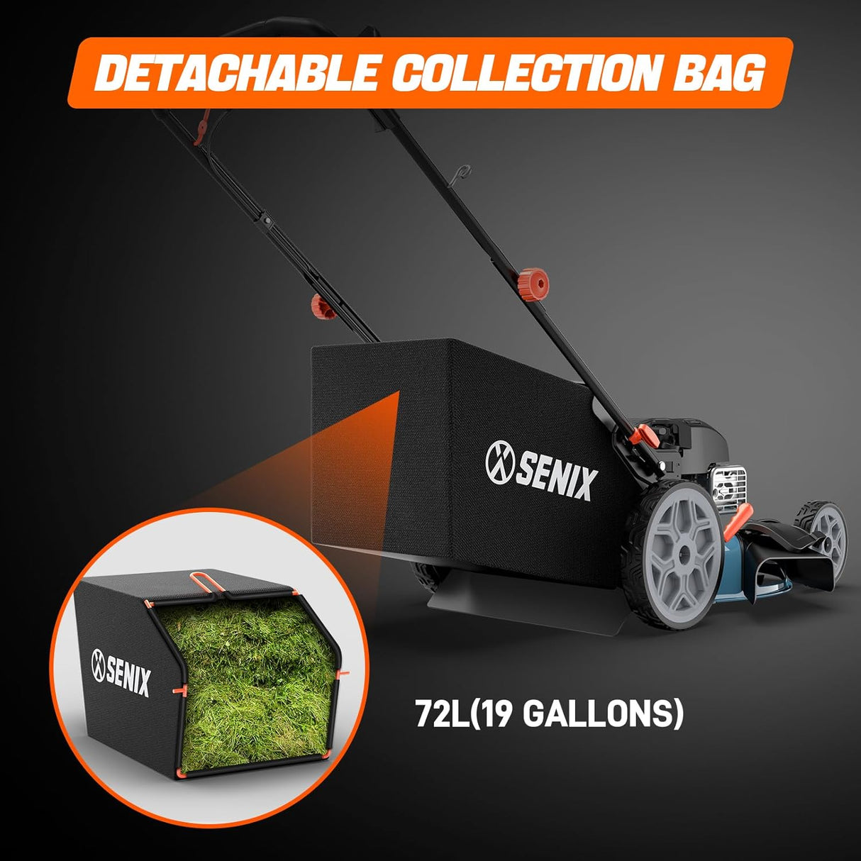 LSSG-H2 SENIX 22" 3IN1 HW VARIABLE SPD MOWER-EX172