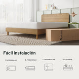 Novilla Mattress Twin 6" - Espuma Viscoelástica de Gel Refrescante