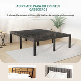 Novilla Base de Cama King Metal 14" - Plataforma Resistente y Sin Ruido