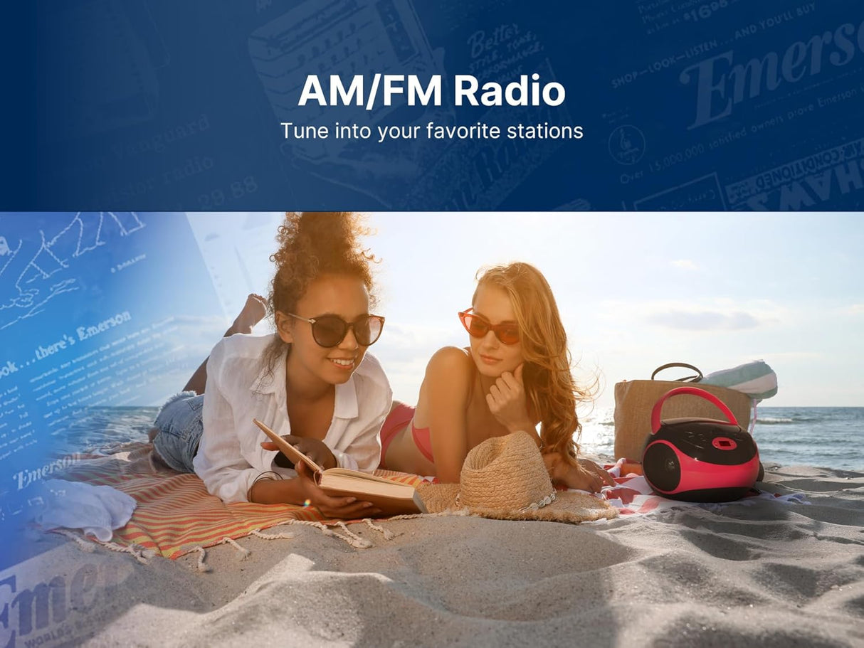 Radio Portátil Emerson EPB-3000 con Reproductor de CD