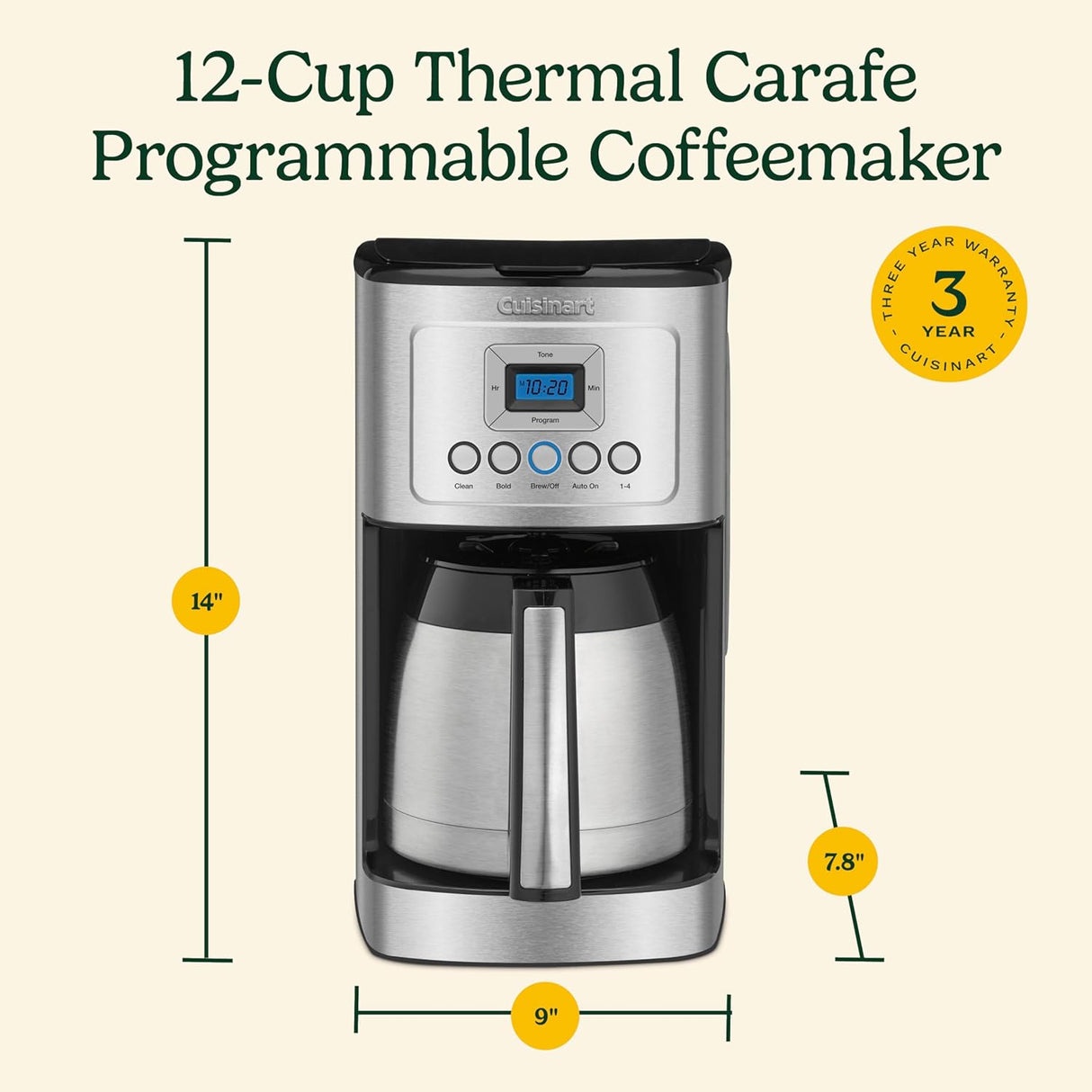 Cuisinart Programmable Thermal Coffee Maker (12 Cup)