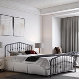 Cama de Metal Washington (Silver / Plateada) – Full & Queen