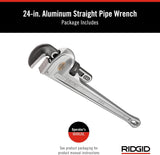 Ridgid Aluminum Straight Pipe Wrench