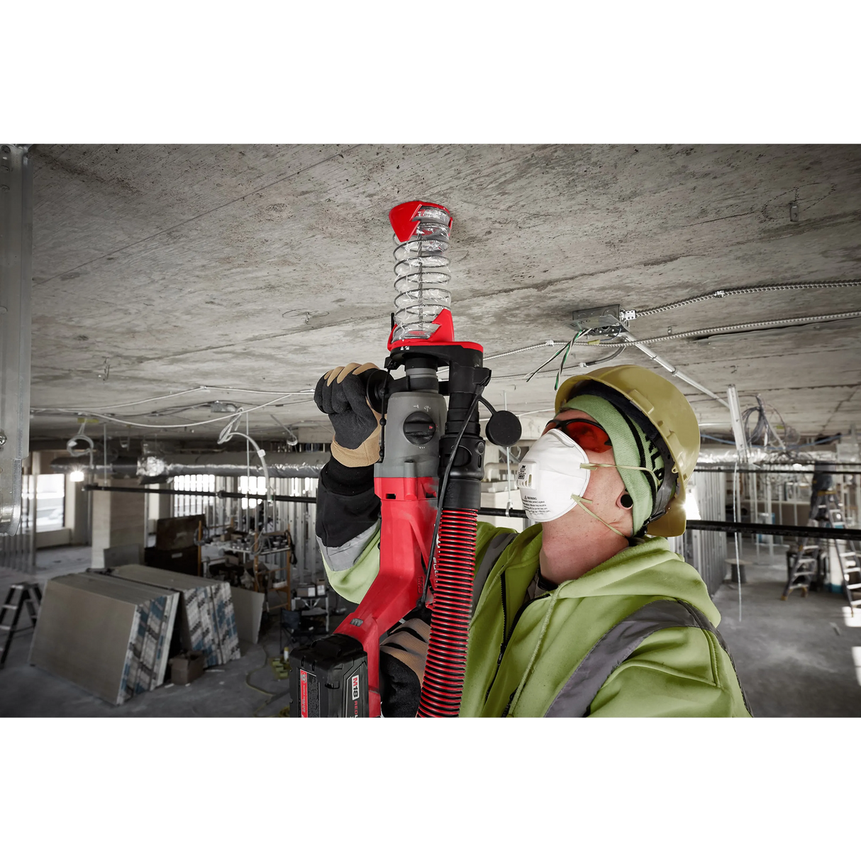 Milwaukee Martillo rotativo con mango en D sin escobillas M18™ SDS Plus de 1"
