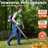 Soplador de Hojas de Mochila a Gas SENIX 4QL®&nbsp; de 49cc