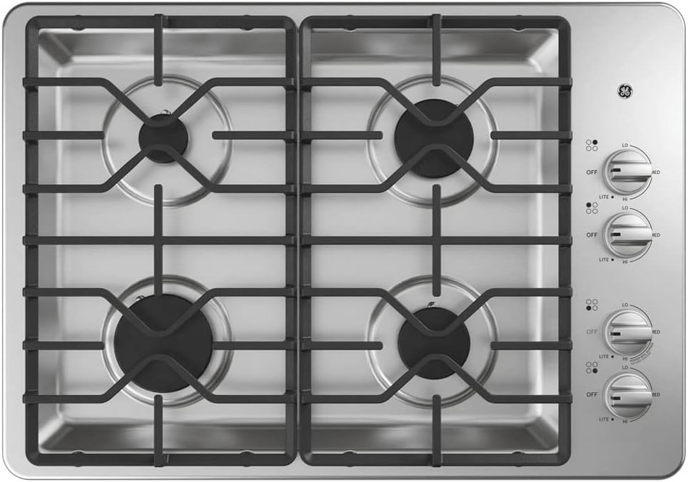 GE  30" Gas Cooktop with MAX System