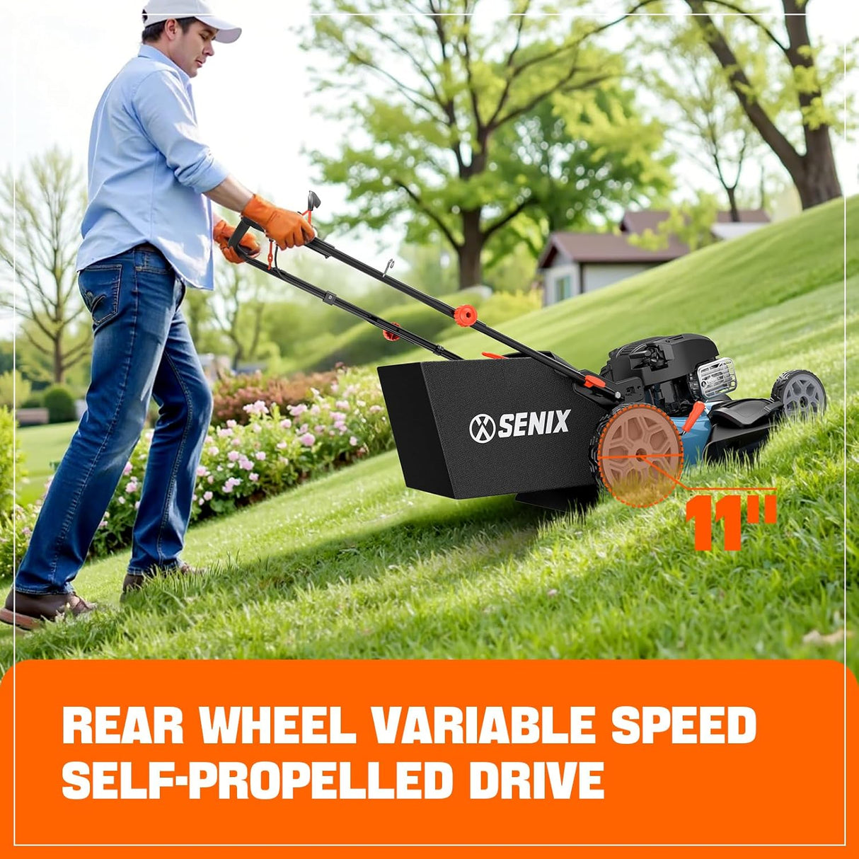 LSSG-H2 SENIX 22" 3IN1 HW VARIABLE SPD MOWER-EX172